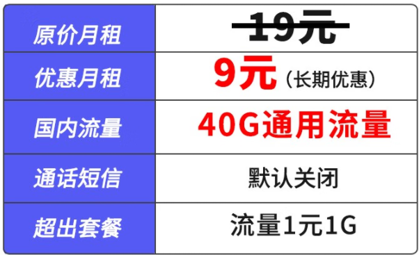 不限速隨便用 浙江臺(tái)州移動(dòng)上線9元包40G全國(guó)通用流量 【手慢無(wú)】