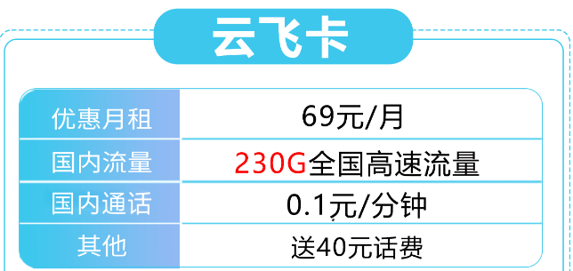 優(yōu)惠推薦爆款流量卡！移動云飛卡+移動星耀卡|免費領(lǐng)取入口